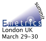 Emetrics London 2007 badge