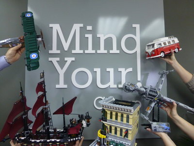 Mind Your Group office surrounded by Legos