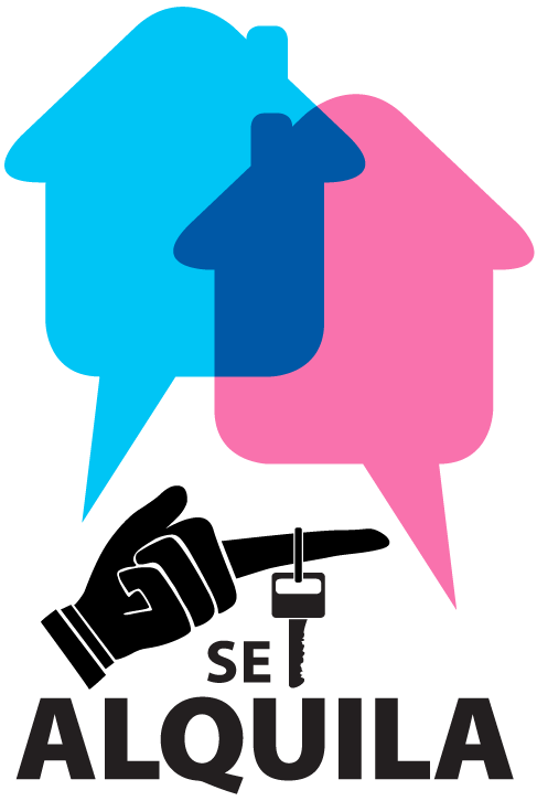 For Rent sign - Social Networks illustration